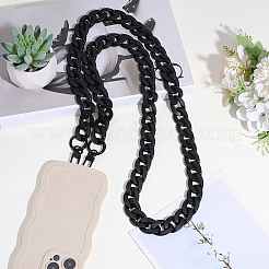 1Pc Acrylic Cuban Link Chain Bag Extender Chains&nbsp;AJEW-BM0001-41A