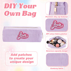 12Pcs 12 Styles Corduroy Pen Case&nbsp;AJEW-WA0004-52