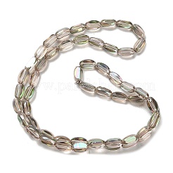 Electroplate Glass Beads Strands&nbsp;EGLA-P064-01A-HP02