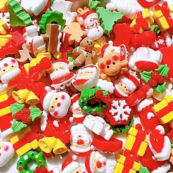 Christmas Theme Resin Cabochones&nbsp;PW-WG52060-01