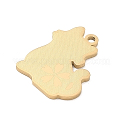 304 Stainless Steel Pendants&nbsp;SA-CBAE115-06G