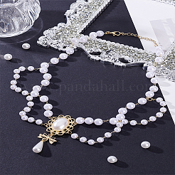 1Pc Flower Alloy Pendant Necklaces&nbsp;NJEW-LP0001-54