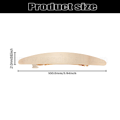 1Pc Alloy Plating Hair Barrettes&nbsp;OHAR-LP0001-11