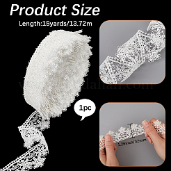 Polyester Flower Lace Ribbon&nbsp;OCOR-WH20006-42A
