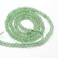 Natural Green Aventurine Beads Strands&nbsp;G-N0202-02-3mm