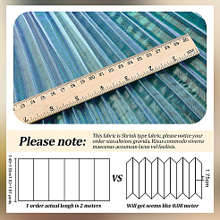 Polyester Pleated Fabric&nbsp;DIY-WH0591-195B