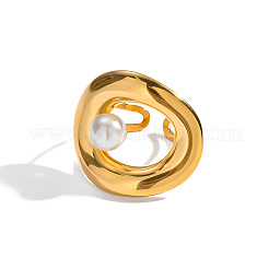 304 Stainless Steel Cuff Rings for Women&nbsp;EK9333