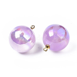 ABS Plastic Imitation Pearl Pendants&nbsp;PACR-T015-07A