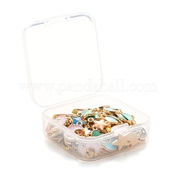 72Pcs Alloy Enamel Pendants&nbsp;ENAM-LS0001-51