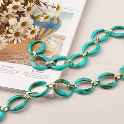 Handmade Imitation Gemstone Style Acrylic Chains&nbsp;AJEW-JB00979-02