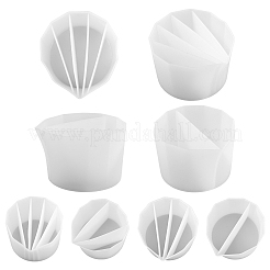 4Pcs 4 Styles Reusable Split Cup for Paint Pouring&nbsp;DIY-YWC0006-04