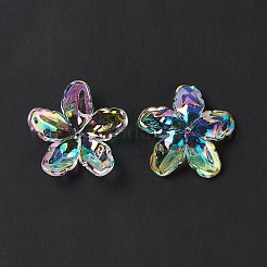 Transparent Acrylic Bead Caps&nbsp;OACR-C009-15
