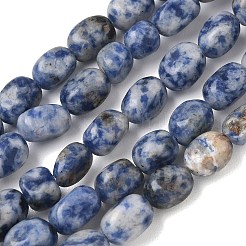 Natural Blue Spot Jasper Beads Strands&nbsp;G-C286-A01