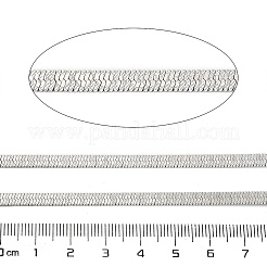 304 Stainless Steel Herringbone Chains&nbsp;CHS-A016-35A-P01
