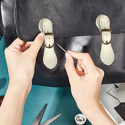 Leather Toggle Buckle&nbsp;AJEW-CL0003-73D