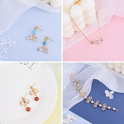 Alloy Rhinestone Crystal Links Connectors&nbsp;PALLOY-TA0002-26LG