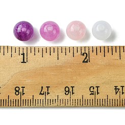 64Pcs 4 Colors Round Imitation Cat Eye Resin Beads&nbsp;RESI-FS0001-66B