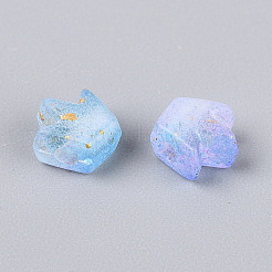 Frosted Transparent Acrylic Beads&nbsp;FACR-T009-01B