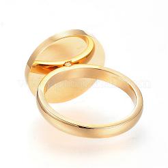 304 Stainless Steel Finger Rings&nbsp;RJEW-G081-48G