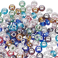 70Pcs Pearlized Glass European Beads&nbsp;GPDL-PA0001-02