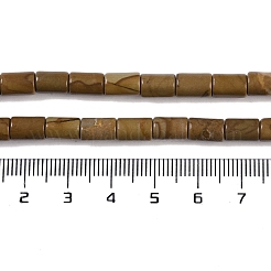 Natural Wood Lace Stone Wooden Jasper Beads Strands&nbsp;G-C128-A26-01