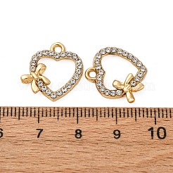 Alloy Rhinestone Pendants&nbsp;PALLOY-S052-01G-C