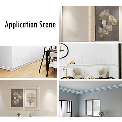1Pc PVC Foam 3D Self-Adhesive Waterproof Wallpaper Border&nbsp;DIY-CP0011-42A
