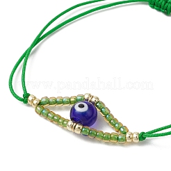 6Pcs 6 Colors Adjustable Nylon Cord Braided Beads Bracelets&nbsp;BJEW-MZ00161