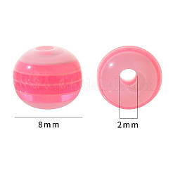 50Pcs Transparent Stripe Resin Beads&nbsp;RESI-YW0001-02F