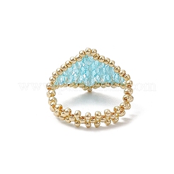 Glass Finger Rings&nbsp;RJEW-MZ00030-03