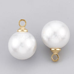 ABS Plastic Imitation Pearl Charms&nbsp;KK-T035-60