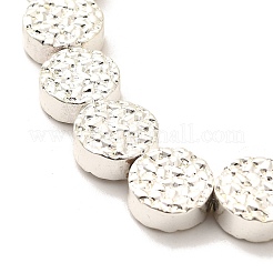 Electroplated Synthetic Non-magnetic Hematite Beads Strands&nbsp;G-L613-K01-01A