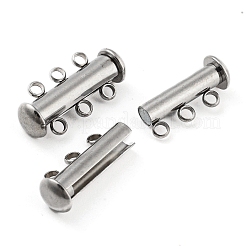 Non-Tarnish 303 Stainless Steel Magnetic Slide Clasps&nbsp;STAS-B047-01P
