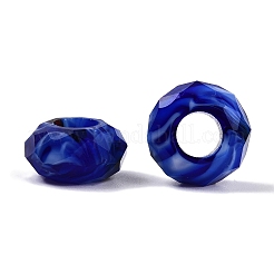 Two Tone Glass European Beads&nbsp;GDA009-M