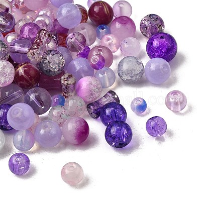 Transparent Glass Beads&nbsp;DGLA-C005-01H-1