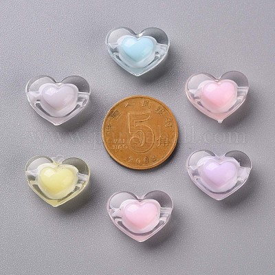 Transparent Acrylic Beads&nbsp;X-TACR-S152-08A-1