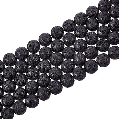 Wholesale Synthetic Lava Rock Beads Strands Pandahall