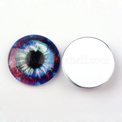 Glass Cabochons for DIY Projects&nbsp;X-GGLA-L025-10mm-08-1