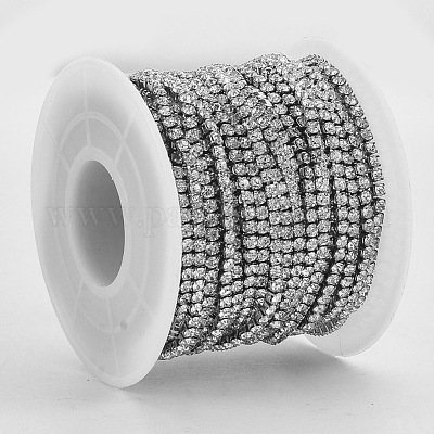304 Stainless Steel Rhinestone Strass Chains&nbsp;STAS-T055-12P-1