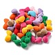 Flocky Acrylic Beads&nbsp;OACR-E020-07-1