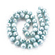 Electroplate Glass Beads Strands&nbsp;EGLA-T008-025F-2