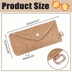 Straw Eyeglass Cases&nbsp;AJEW-WH0752-141