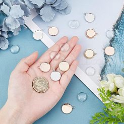 DIY Flat Round Pendant Making Kits&nbsp;DIY-UN0002-92