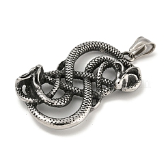 Retro 316 Surgical Stainless Steel Pendants&nbsp;STAS-Z073-97AS