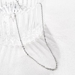 Brass Cable Chain Necklaces Making&nbsp;MAK-P011-01P