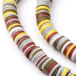 Handmade Polymer Clay Beads Strands&nbsp;CLAY-R089-8mm-T025