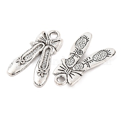 Ballet Shoes Tibetan Style Plating Zinc Alloy Pendants&nbsp;TIBEP-N006-04