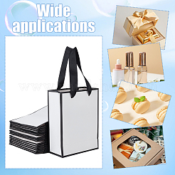 Folding Paper Gift Bags with Handle&nbsp;ABAG-WH0045-21A