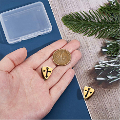 2Pcs Brass European Beads&nbsp;KK-DC0004-48