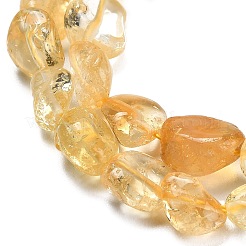 Natural Citrine(Heated) Beads Strands&nbsp;G-G337-B02-8x10mm